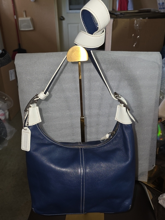Coach Handbags - Coach 2006 Legacy Convertible Hobo Leather Shoulder Bag Euc